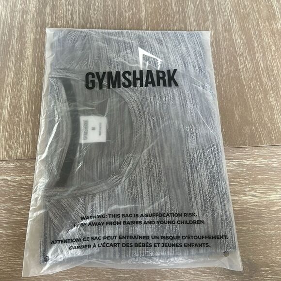 Gymshark ARRIVAL MARL T-SHIRT Size M Silhouette Grey/Light Grey Marl in Package - Picture 7 of 8
